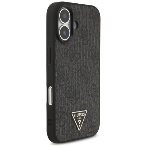 Etui Guess 4G Strap Triangle Logo MagSafe do iPhone 17 czarny