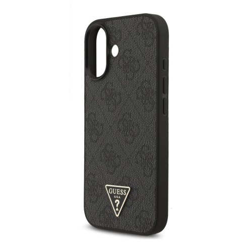 Etui Guess 4G Strap Triangle Logo MagSafe do iPhone 17 czarny