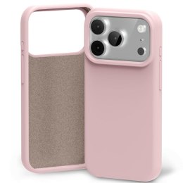 Etui Mercury Silicone do iPhone 17 Pro Max różowo-piaskowy