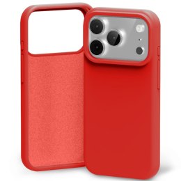 Etui Mercury Silicone do iPhone 17 Pro czerwony