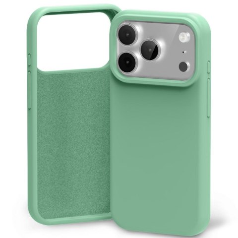 Etui Mercury Silicone do iPhone 17 Pro zielony