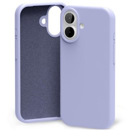 Etui Mercury Silicone do iPhone 17 lawendowa szarość