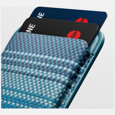 Portfel magnetyczny PITAKA Woven Wallet MagSafe do telefonu moonrise