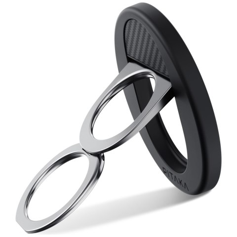 Uchwyt magnetyczny PITAKA MagEZ Grip 3 MagSafe do telefonu czarno szary