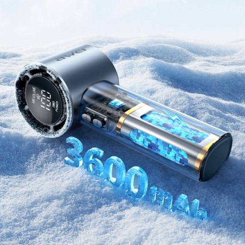 Wiatrak ręczny AWEI F38 MINI niebieski