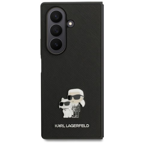 Etui Karl Lagerfeld Saffiano Karl&Choupette Pin do Samsung Galaxy Z Fold7 czarny