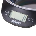 Mesko | Kitchen scale with a bowl | MS 3164 | Maximum weight (capacity) 5 kg | Graduation 1 g | Display type LCD | Black