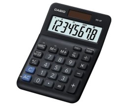 Casio Kalkulator biurowy MS-8F, 8-cyfrowy, 103x147x28,8mm, czarny