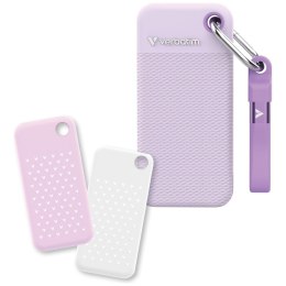 Dysk Zewnętrzny Verbatim Pocket SSD 1TB USB-C 3.2 gen.2 biały-fioletowy 32322
