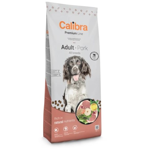 CALIBRA DOG premium adult pork 12kg