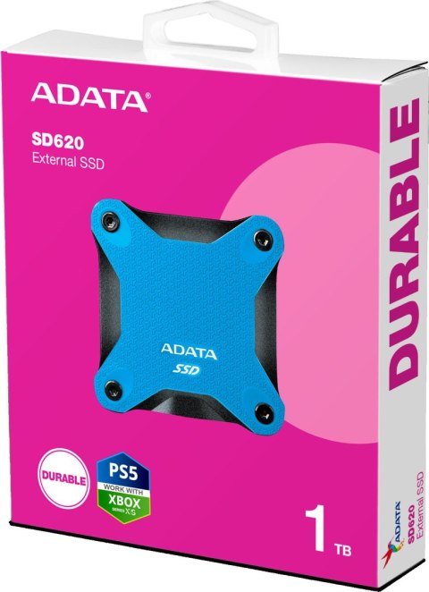 Adata Dysk zewnętrzny SSD SD620 1TB U3.2A 520/460 MB/s niebieski