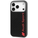 Etui Audi R8 Carbon Fiber MagSafe do iPhone 17 Pro czarny