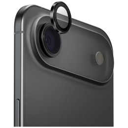 Szkło na obiektyw aparatu UNIQ Optix Aluminium Camera Lens Protector do iPhone 17 Air z aplikatorem czarny