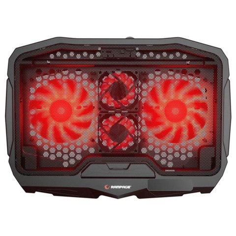 Podstawka chłodząca Rampage AD-RX34 pod laptop 12,1-17" regulowana czarna