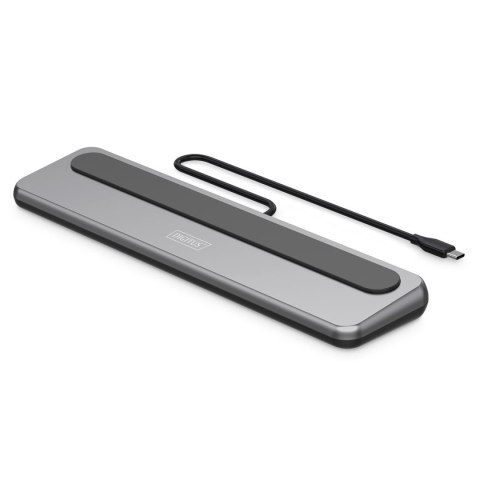 Stacja dokująca DIGITUS USB Typ C 12-portów 2x HDMI 1x DisplayPort 8K/30Hz PD 100W