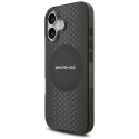 Etui AMG Double Layer Transparent Graphics MagSafe do iPhone 17 czarny