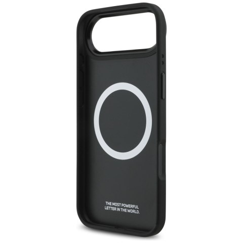 Etui BMW M Tricolor Metal Logo MagSafe do iPhone 17 Air szary