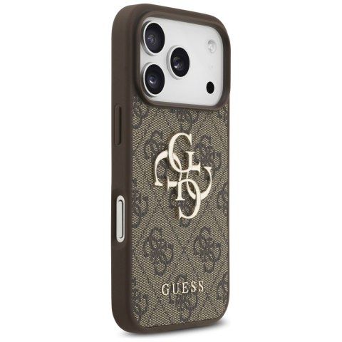 Etui Guess 4G Big Logo do iPhone 17 Pro brązowy