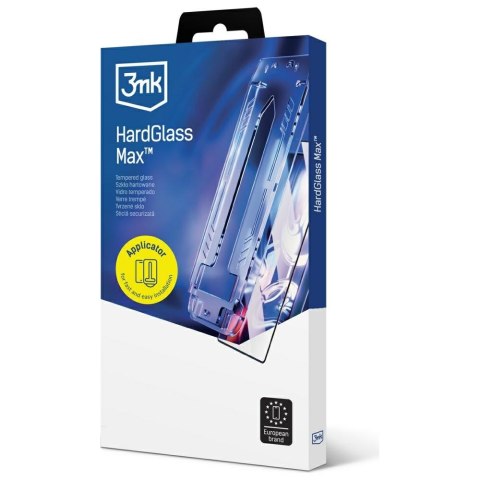 Szkło hartowane 3MK HardGlass Max z aplikatorem do Apple iPhone 15/16