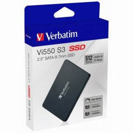SSD Wewnętrzny Verbatim Vi550, 49352, 512GB, czarny, SATA III