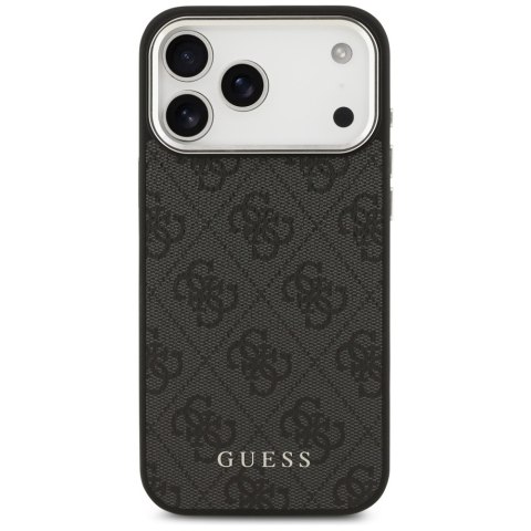Etui Guess 4G Classic Logo MagSafe do iPhone 17 Pro Max czarny