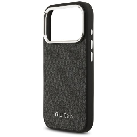 Etui Guess 4G Classic Logo MagSafe do iPhone 17 Pro czarny