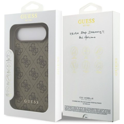Etui Guess 4G Classic do iPhone 17 Air brązowy