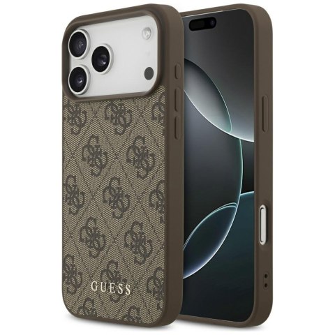 Etui Guess 4G Classic do iPhone 17 Pro Max brązowy