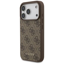 Etui Guess 4G Classic do iPhone 17 Pro brązowy