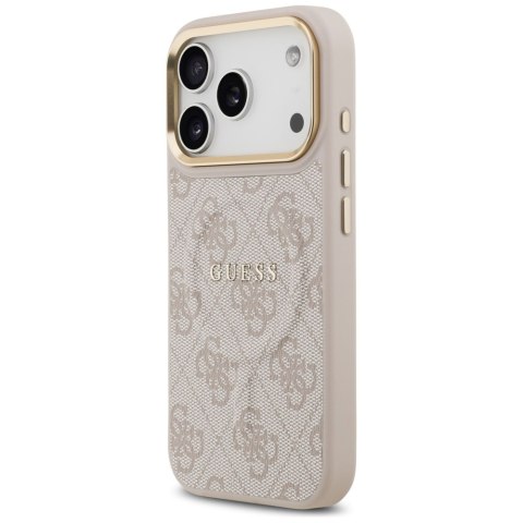Etui Guess 4G PU Classic Logo MagSafe do iPhone 17 Pro różowy