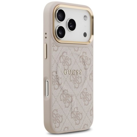 Etui Guess 4G PU Classic Logo MagSafe do iPhone 17 Pro różowy