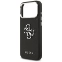 Etui Guess Grained Big 4G Classic Logo do iPhone 17 Pro Max czarny
