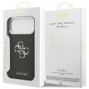 Etui Guess Grained Big 4G Classic Logo do iPhone 17 Pro Max czarny