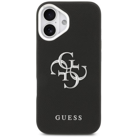 Etui Guess Grained Big 4G Classic Logo do iPhone 17 czarny