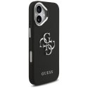 Etui Guess Grained Big 4G Classic Logo do iPhone 17 czarny