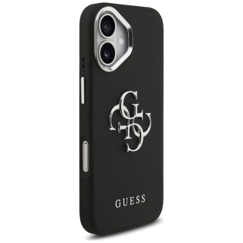 Etui Guess Grained Big 4G Classic Logo do iPhone 17 czarny