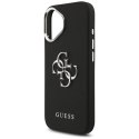 Etui Guess Grained Big 4G Classic Logo do iPhone 17 czarny