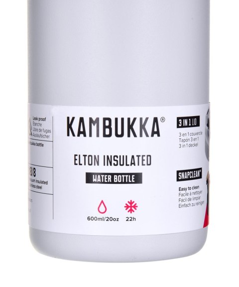 Butelka termiczna Kambukka Elton Insulated 600ml, Chalk White