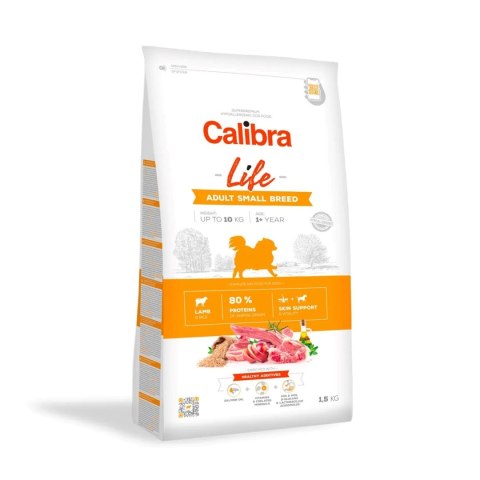 CALIBRA DOG life adult small breed lamb 1,5kg