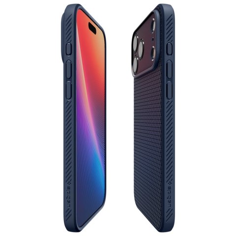 Etui Spigen Liquid Air do iPhone 17 Pro niebieski