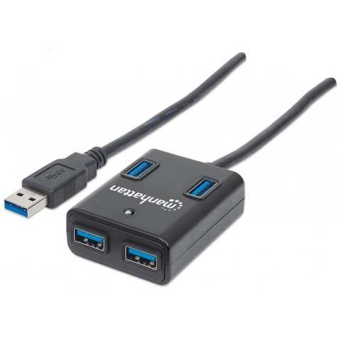 Hub USB Manhattan 4-portowy USB3.0 SuperSpeed