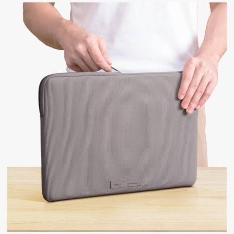 Torba na laptopa UNIQ Cyprus Ridge Edition Laptop Sleeve 14" water-resistant neoprene szary
