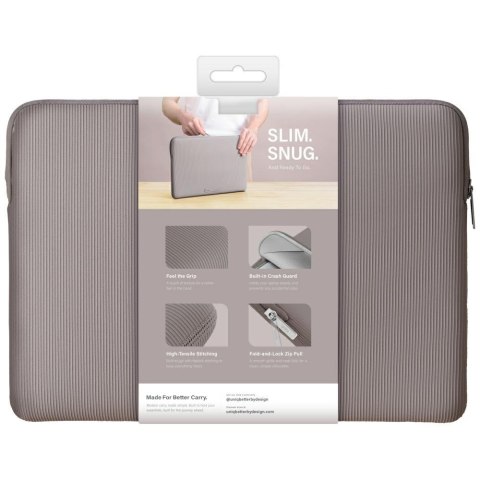 Torba na laptopa UNIQ Cyprus Ridge Edition Laptop Sleeve 14" water-resistant neoprene szary