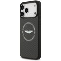 Etui Aston Martin HC Kevlar Counter Design MagSafe do iPhone 17 Pro Max czarny