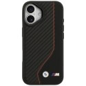 Etui BMW M Carbon Line & Logo MagSafe do iPhone 17 czerwony