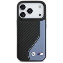 Etui BMW M Carbon Logo MagSafe do iPhone 17 Pro niebieski