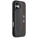 Etui BMW M Kevlar Lines & Logo MagSafe do iPhone 17 czarny
