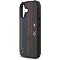 Etui BMW M Kevlar Lines & Logo MagSafe do iPhone 17 czarny