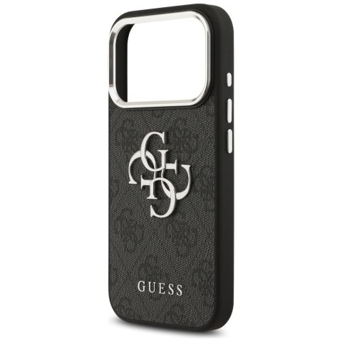 Etui Guess 4G Big 4G Classic Logo do iPhone 17 Pro Max czarny srebrny