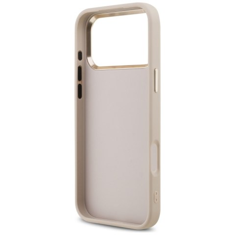 Etui Guess 4G Big 4G Classic Logo do iPhone 17 Pro Max różowy złoty